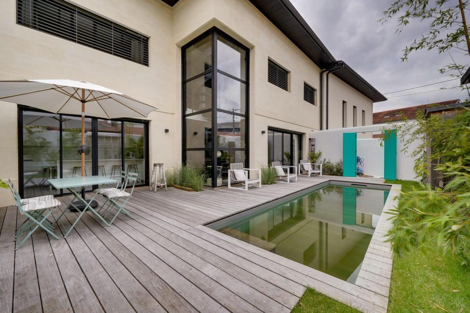 Spacious Bordeaux Family Home With Swimming Pool Exterior foto